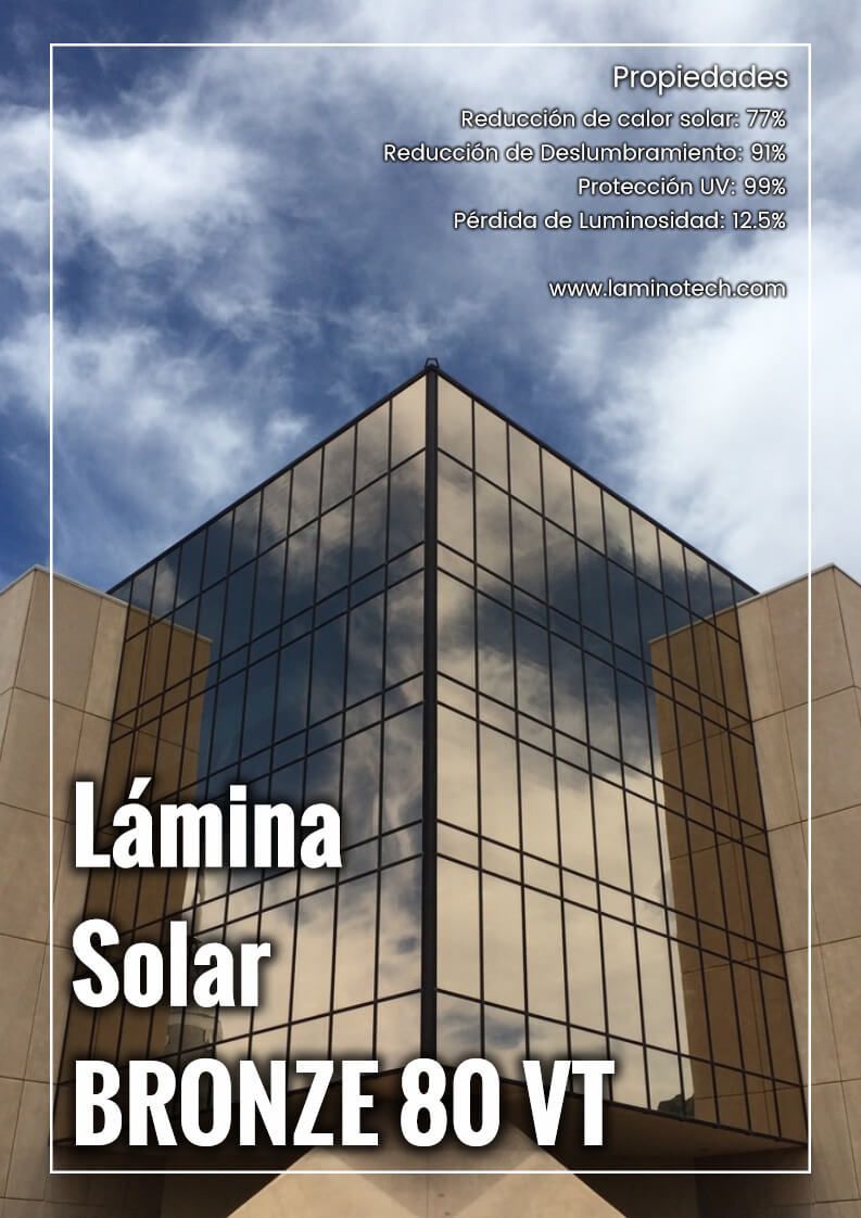 lamina solar Bronze 80 VT