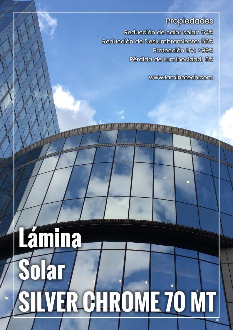 lamina solar Silver Chrome 70 MT
