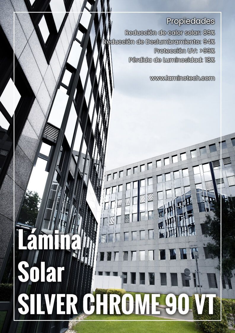 lamina solar Silver Chrome 90 VT