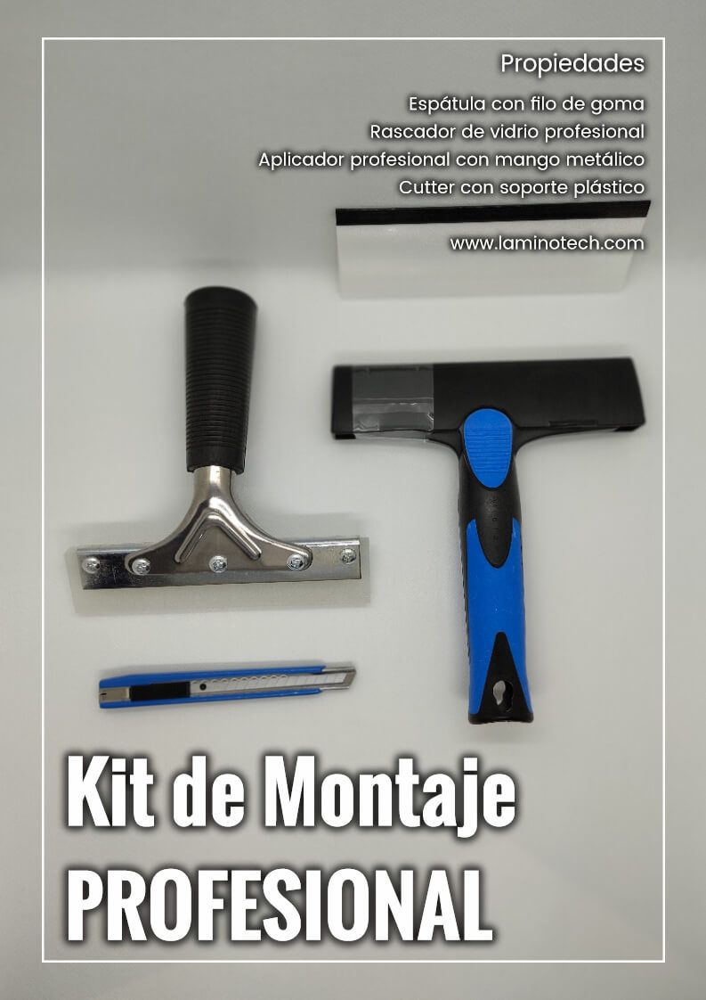 kit de montaje profesional para laminas