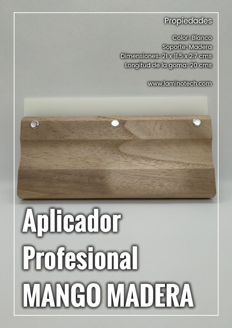aplicador profesional mango madera de laminas de seguridad