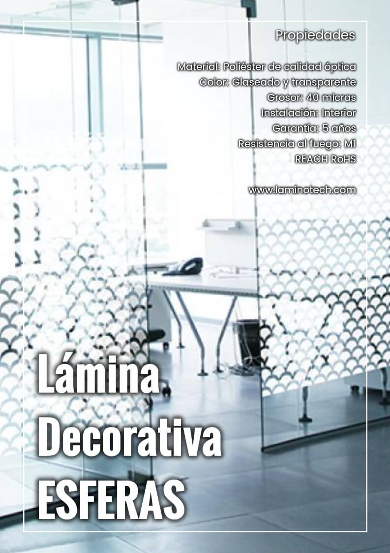 lamina decorativa Esferas