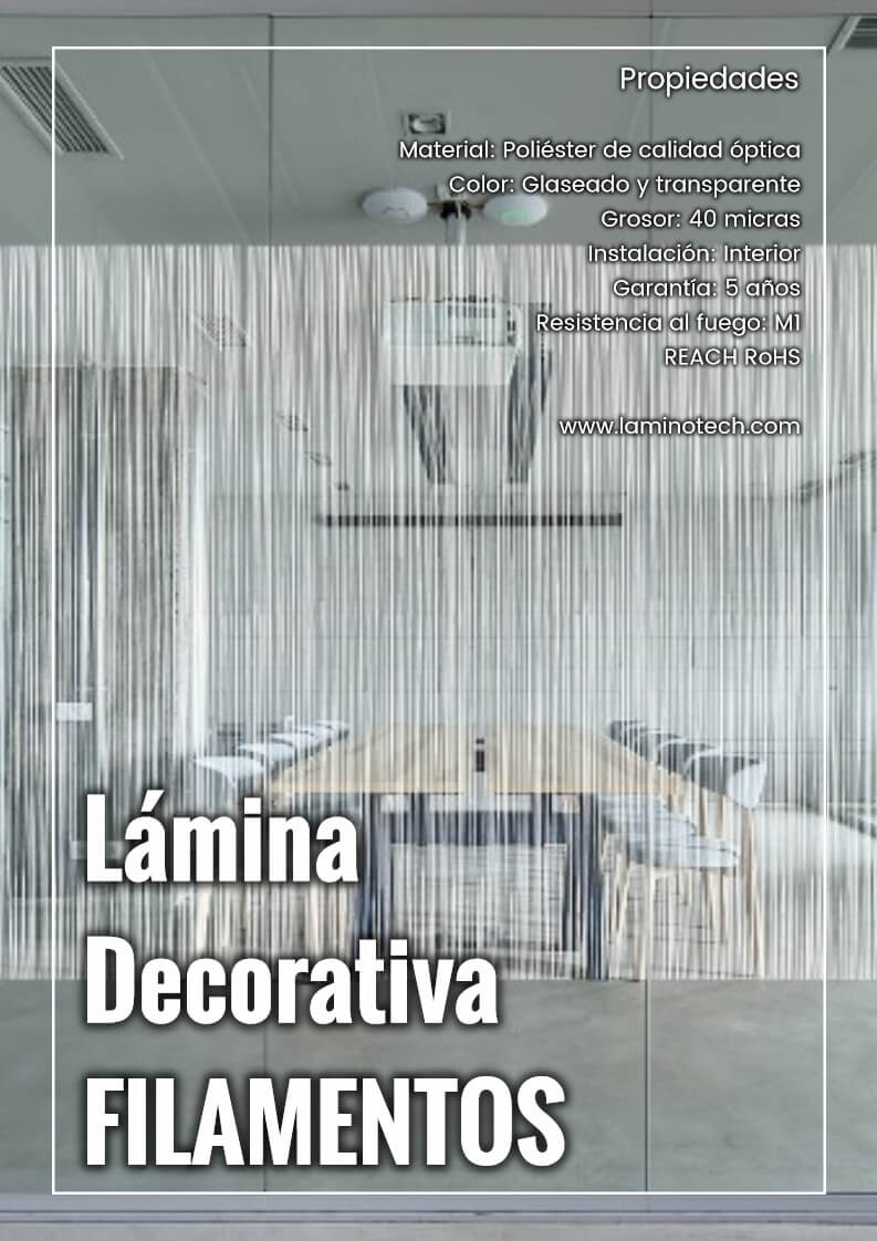 Lámina Decorativa Filamentos