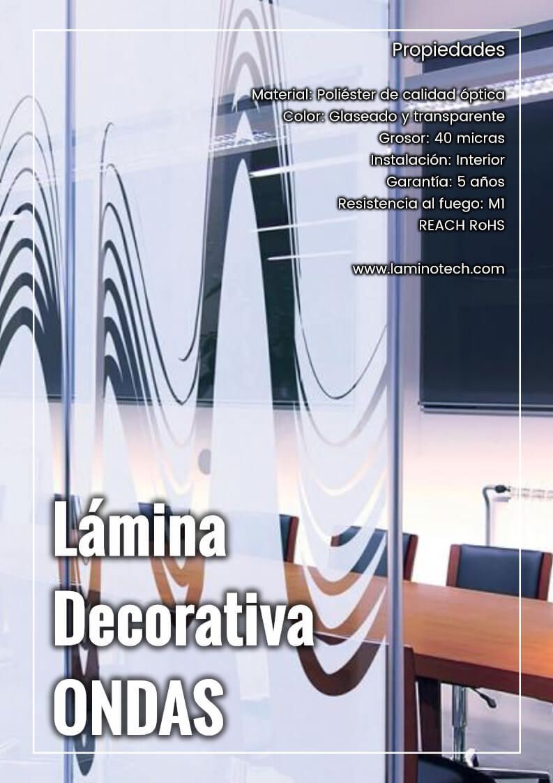 lamina decorativa Ondas