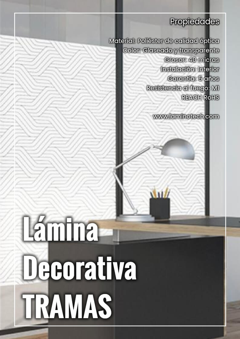 lamina decorativa Tramas