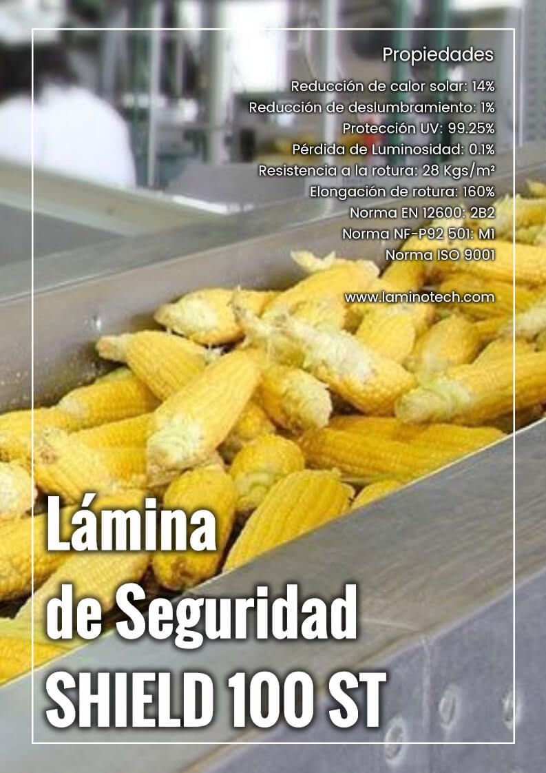 lamina de seguridad Shield 100 ST lamina antifragmentos Shield 100 ST