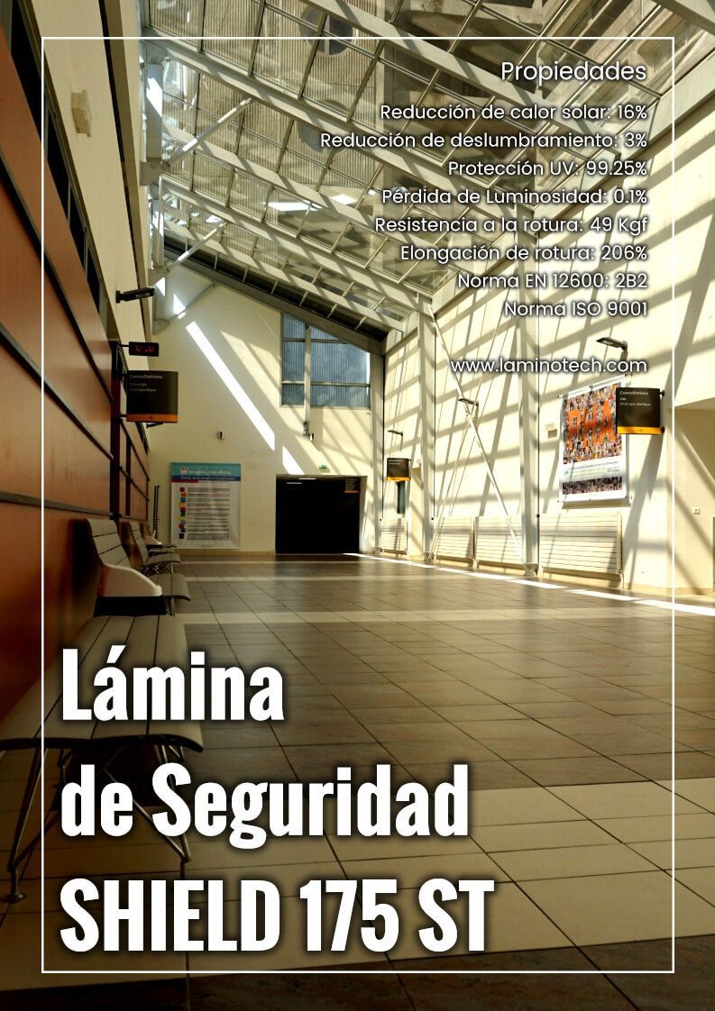 lamina de seguridad Shield 175 ST lamina antifragmentos 175 ST