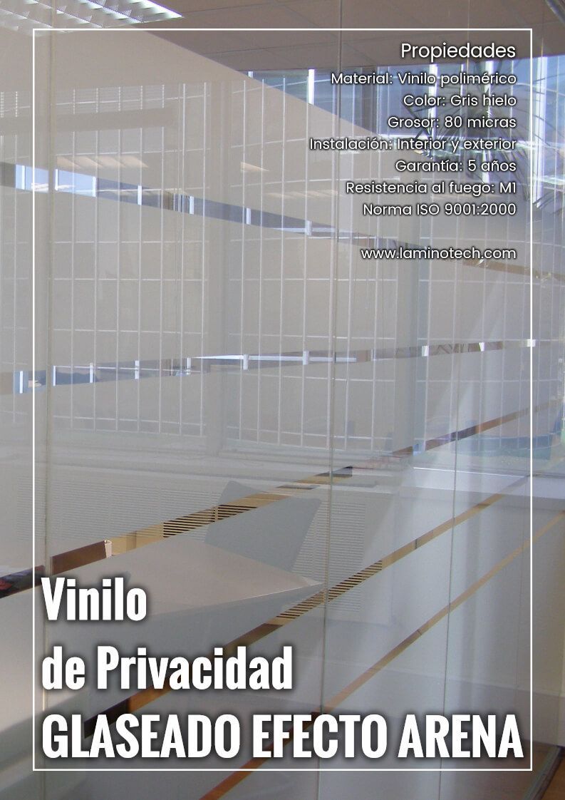 Vinilo de privacidad Glaseado Efecto Arena