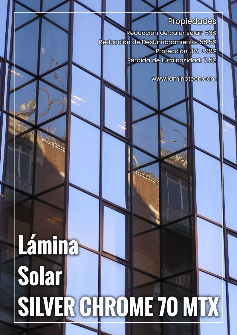 lamina solar Silver Chrome 70 MTX